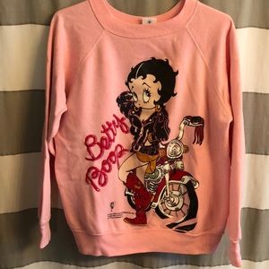 Betty Boop Crewneck Sweater